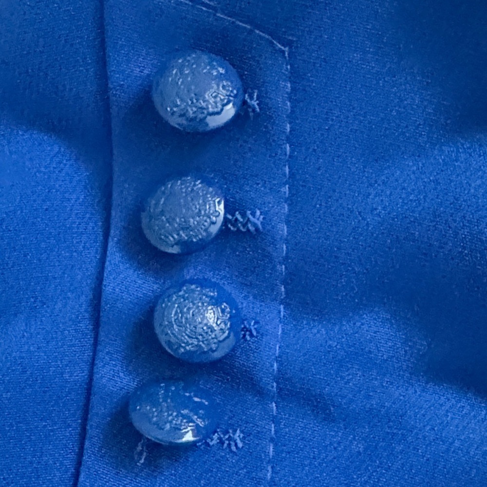 Blue Double-Breasted Jacket - Picture 4 of 5